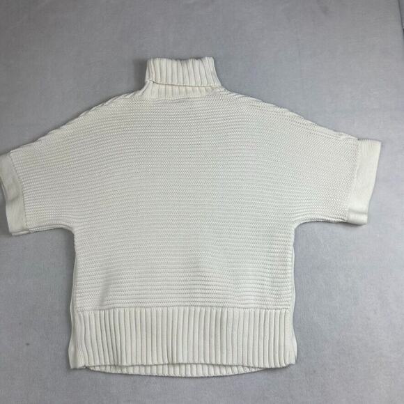 J. Crew Poncho Sweater Womens Small Turtleneck Merino Wool Blend Style#AR947 - Picture 9 of 11